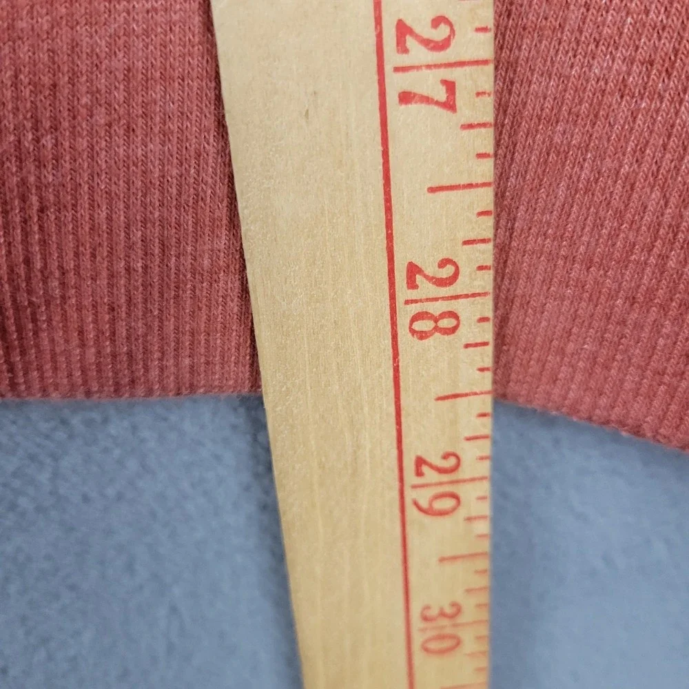 Arrow Sweatshirt Mens XL Orange Cotton Sherpa Lined Henley Neck Warm Wear Winter